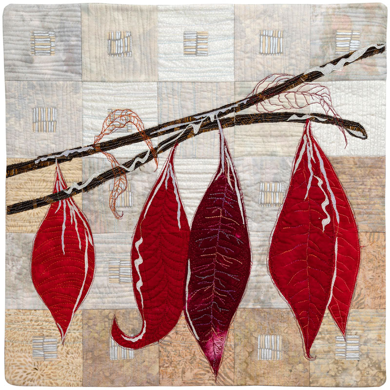 Snow on Red Leaves: Cindy Loos